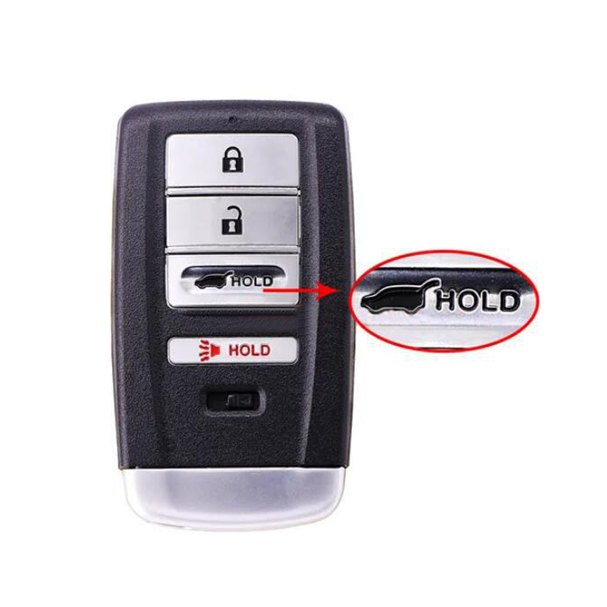 3+1B FSK315 MHz Smart Remote Key (SUV) for Acura 2014-2020 MDX RDX Models PCF7953X HITAG 3 /47 CHIP FCC ID: KR5V1X