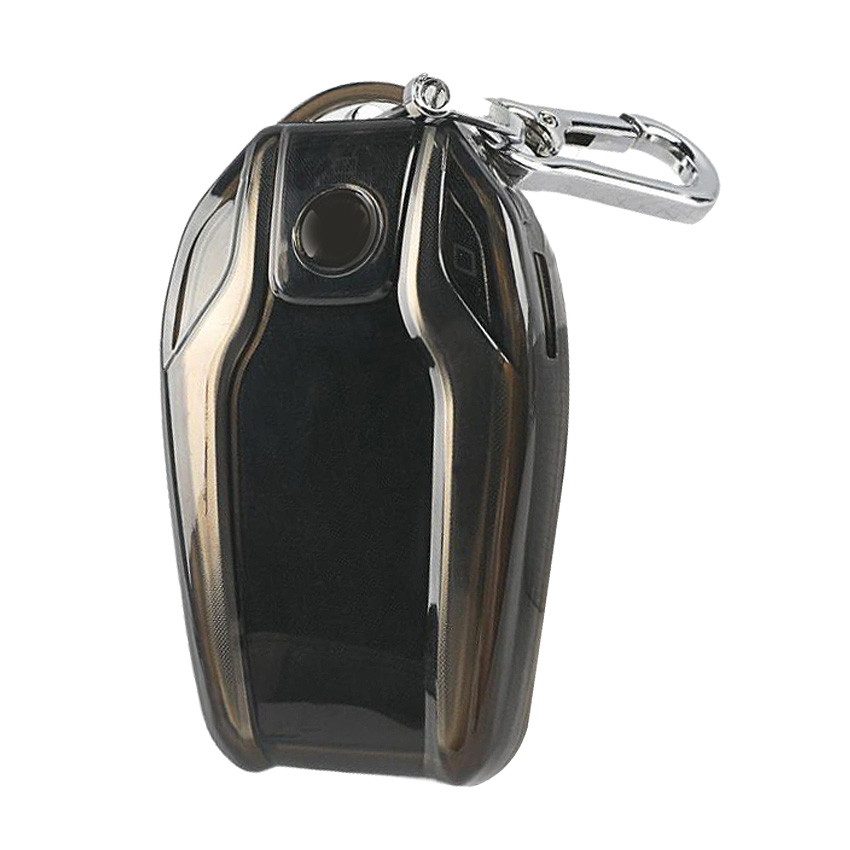 LCD Screen Car Key Cover CF400 CF500 TK800 Special Key Case Key Chain Car Key Shell Protective Shell -TPU Gray