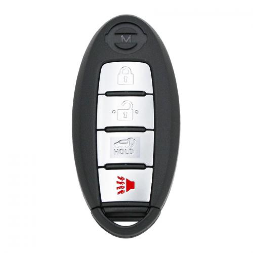 3+1 Button FSK433.92 MHz Keyless-Go Smart Key (SUV) For NISSAN 2013-2020 Fits Pathfinder  / NCF29A1M / HITAG AES / 4A CHIP / FCC ID: KR5TXN1 / PN: 285E3-9UF3A / S180144903