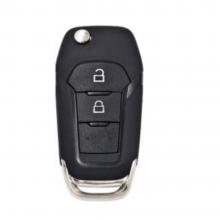 Folding Remote Car Key Shell Case 2 Button for Ford Fusion Edge Explorer 2013-2015