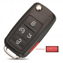 5 Buttons Flip Remote Key  shell For Volkswagen Sharan Multivan T5 Caravelle ​