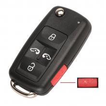 5 Buttons Flip Remote Key shell For Volkswagen Sharan Multivan T5 Caravelle ​
