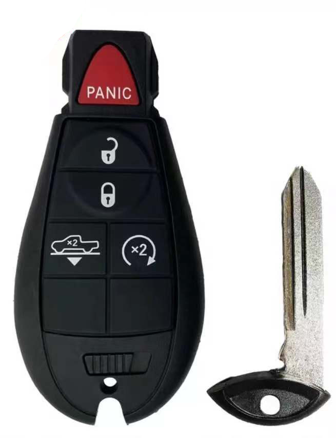 4+1 Button Remote Key Fob for Jeep Cherokee Sport KL 2014 2015 2016 2017 2018 2019 Fobik 433MHz GQ4-53T PCF7961M 4A Chip