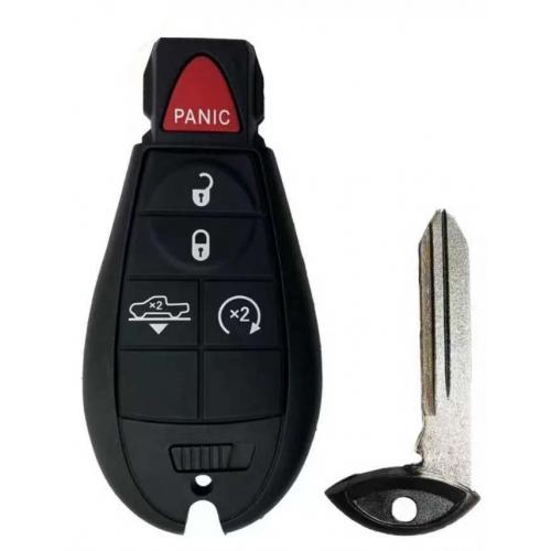 4+1 Button Remote Key Fob for Jeep Cherokee Sport KL 2014 2015 2016 2017 2018 2019 Fobik 433MHz GQ4-53T PCF7961M 4A Chip