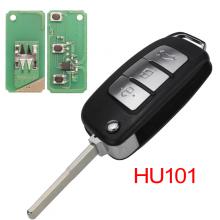 Upgrated For Ford Fiesta Focus 2 Ecosport Kuga Escape C Max Ka 3 Buttons key Fob 433mhz HU101