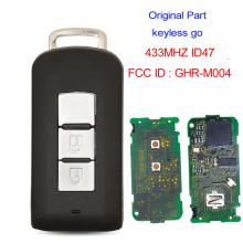 GENUINE Original Remote Keyless Smart Key 2 Button 433MHZ ID47 for Mitsubishi Pajero Sport L200 Montero GHR-M004 GHR-M003
