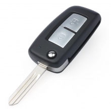 2 Buttons Flip Remote Key Fob 433.92MHz PCF7961M Chip for Nissan Qashqai,X-Trail,Pulsar,Micra,Juke, CWTWB1G767