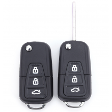 Replacement Flip Folding Car Key Shell for Lifan X60 X50 720 Uncut Blade 3 Buttons FOB