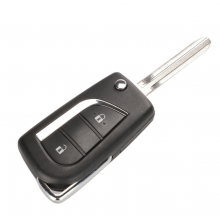 2 Button Flip Folding Remote Key Shell for Toyota Levin Camry Reiz Highlander Corolla RAV4 Key Shell Toy43