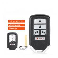 5 Button Smart Remote Car Key ​For Honda Odyssey 2014 2015 2016 2017 Fob 313.8MHz FCC: KR5V1X A2C80084600