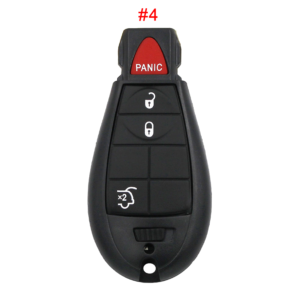 3+1 Buttons Smart Key 434Mhz for Chrysler #4 PCF7941 ID46 FCC ID: M3N5WY783X/ IYZ-C01C