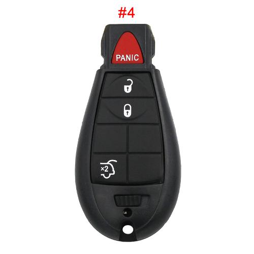 3+1 Buttons Smart Key 434Mhz for Chrysler #4 PCF7941 ID46 FCC ID: M3N5WY783X/ IYZ-C01C