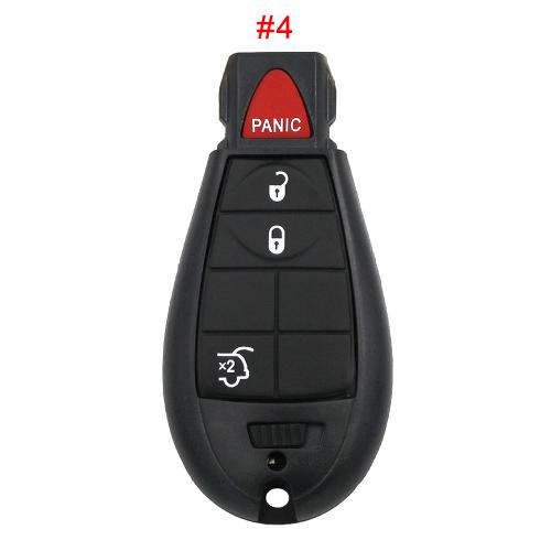 3+1 Buttons Smart Key 434Mhz for Chrysler #4 PCF7941 ID46 FCC ID: M3N5WY783X/ IYZ-C01C