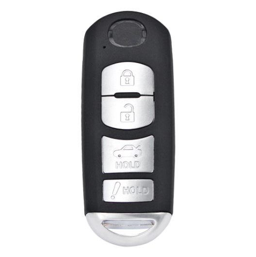 4 Buttons Smart Remote Car Key Fob 433MHz with 49 Chip for Mazda (Mitsubishi System) 6 3 MX-5 CX-3 CX-5 CX-7, SKE13E-01