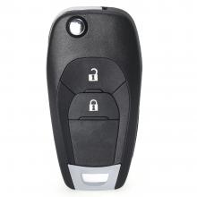 Original 2 Button Remote For 2015 Chevrolet Cruze For 2021 Spark Sonic Flip Key 434MHz 4A Chip HU100 Blade With Logo