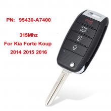 Original 95430-A7400 Remote Car Key Fob 4 Buttons 315Mhz for Kia Forte Koup 2014 2015 2016 OSLOKA-870T, OKA-870T