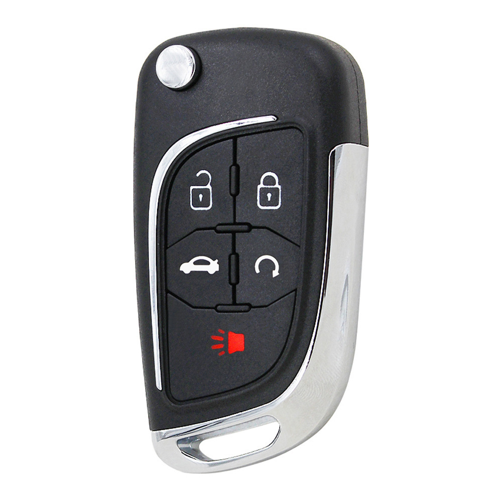 5 Buttons Modified Flip Folding Remote Car Key Shell For Chevrolet Lova Aveo Cruze For Buick
