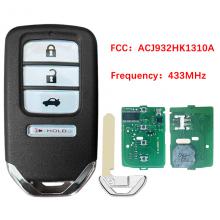 For 2016 - 2017 Honda Accord Proximity Remote Key 72147-T2G-A51 ACJ932HK1310A 434MHZ ID47 Chip