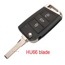 MQB System Smart Remote Key 434Mhz ID48 for Volkswagen Golf 7,Tiguan 2014-2018 FCC: 5G6959752AB/BB 6V0959752D HU66 Blade