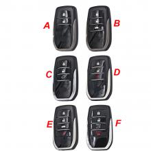 2/3/4 Buttons Remote Car Key Shell Case For Toyota Fortuner Prado Camry Rav4 Highlander Crown TOY12  Uncut Blade