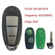 3 Buttons Remote Car Key For Suzuki Ciaz 2015+ Auto Smart Card Key 47Chip 37172-M79M00 433MHz R79M0 2013DJ1474