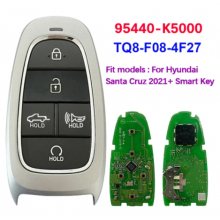 Original PCB Smart Key Fob For Hyundai Santa Cruz Key Remote Control 47Chip 433Mhz PN 95440-K5000 OE TQ8-F08-4F27