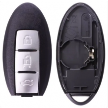 For Nissan Altima Maxima Sentra Smart Remote Key Shell 3B with Uncut Small Key