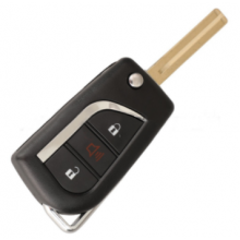 2+1 Button Flip Folding Remote Key Shell for Toyota Levin Camry Reiz Highlander Corolla RAV4 Key Shell Toy48