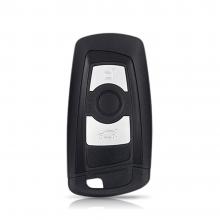 3 Buttons Smart Remote Key Case Shell For BMW 5 7 Series with Emergency Blade black