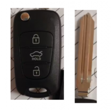 3 Buttons Remote key shell for Hyundai Right Blade
