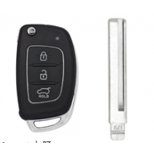 3 Buttons Car Remote Key Shell For Hyundai i10 i20 i30 i35 i40 Genesis Remote Fob Key Case Right blade