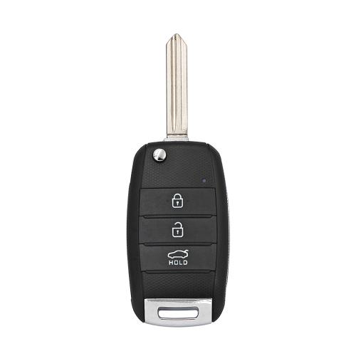 New Folding Flip Remote Key Case Fob Keyless Entry 3 Button For Kia Sorento Carens