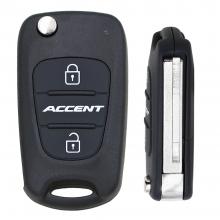 3 Buttons Remote Key Shell For Hyundai Accent Right Blade