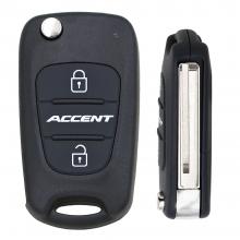 3 Buttons Remote Key Shell For Hyundai Accent Left Blade
