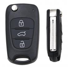 3 Buttons Modified Flip Remote Key Shell for Kia Sportage