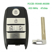 PN 95440-A9200 For KIA Carnival 2016-2017 Smart Remote Key FOB 5 buttons 433 MHz HITAG 3 47 chip FCC SVI-YPFGE05