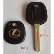 Transponder Key Shell TOY48  for Lexus