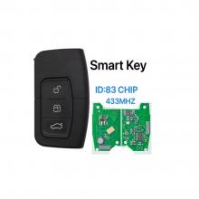 Car Remote Key For Ford Fusion Focus Fiesta Kuga Mk7 Escape C-Max MK2 Mondeo Galaxy 3M5T-15K601-DC /DB 4D63+ Chip 433MHz