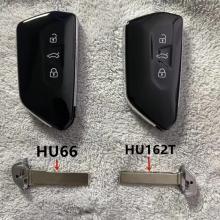 Modified Car Key Shell Case For VW for Volkswagen Golf MK8 Polo Tuguan for Skoda Superb Octavia SEAT MQB Flip Upgrade Card HU66
