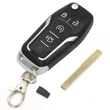 Newest Model Modified Folding Remote key 4+1 Button 433MHZ 4D63 Chip For Ford Focus Fiesta with HU101 blade